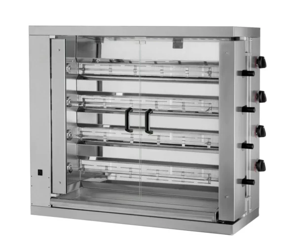 Plynový gril na kuřata ECO se 4 rožněmi pro 24 kuřat - 1098 x 480 x 1000 mm - Image 5