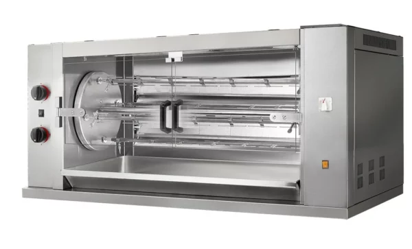 Plynový gril na kuřata Rotation PREMIUM se 4 rožněmi pro 24 kuřat - 1395 x 660 x 626 mm - Image 3