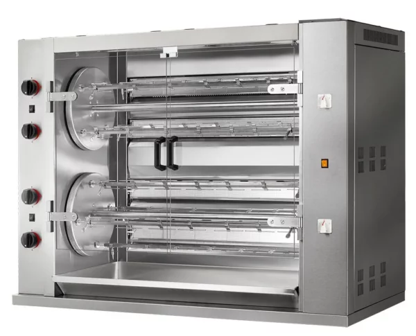 Plynový gril na kuřata Rotation PREMIUM s 8 rožněmi pro 48 kuřat - 1395 x 660 x 1061 mm - Image 3