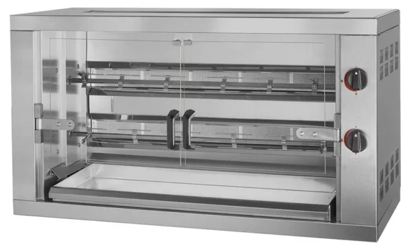 Plynový gril na kuřata PREMIUM se 2 rožněmi pro 12 kuřat - 1190 x 480 x 640 mm - Image 3