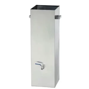 Čistící nádrž na grilovací rožně na kuřata - 300 x 300 x 990 mm