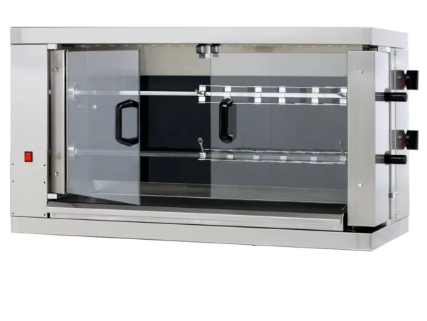 Elektrický sklokeramický gril na kuřata PREMIUM - se 2 rožněmi pro 12 kuřat - Image 4