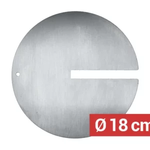 Talíř na kebabové špízy se štěrbinou - Ø 18 cm