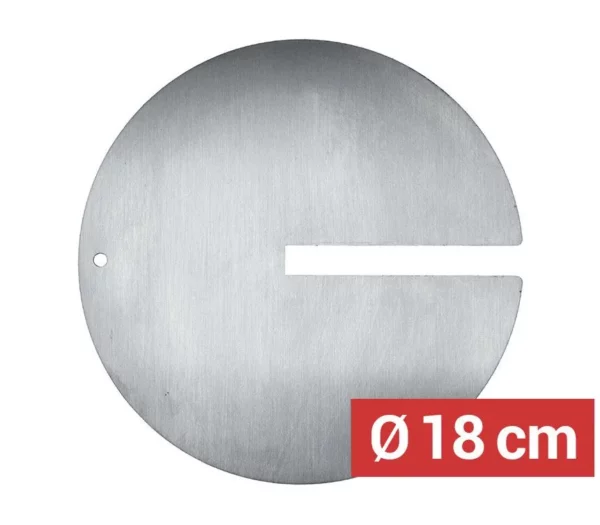 Talíř na kebabové špízy se štěrbinou - Ø 18 cm