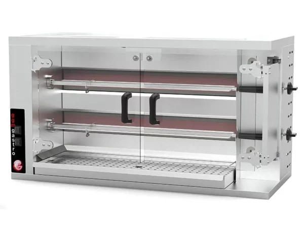 Plynový gril na kuřata PREMIUM se 2 rožněmi pro 10 kuřat - 1150 x 472 x 605 mm - Image 4