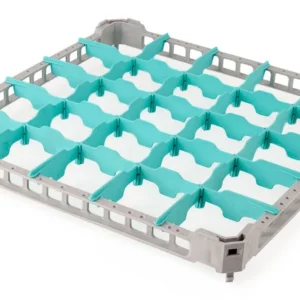 Nástavná hrana pro košík na sklo - 500x500mm - 25 přihrádek