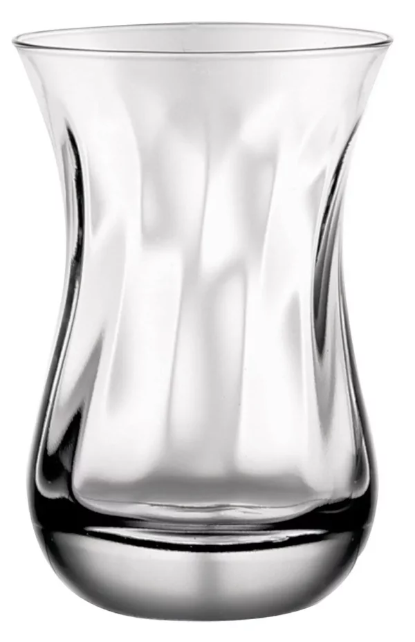 (72 kusů) čajová sklenice se strukturou - AQUA - 160 ml - Image 2