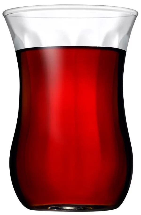 (72 kusů) čajová sklenice se strukturou - AQUA - 160 ml - Image 3