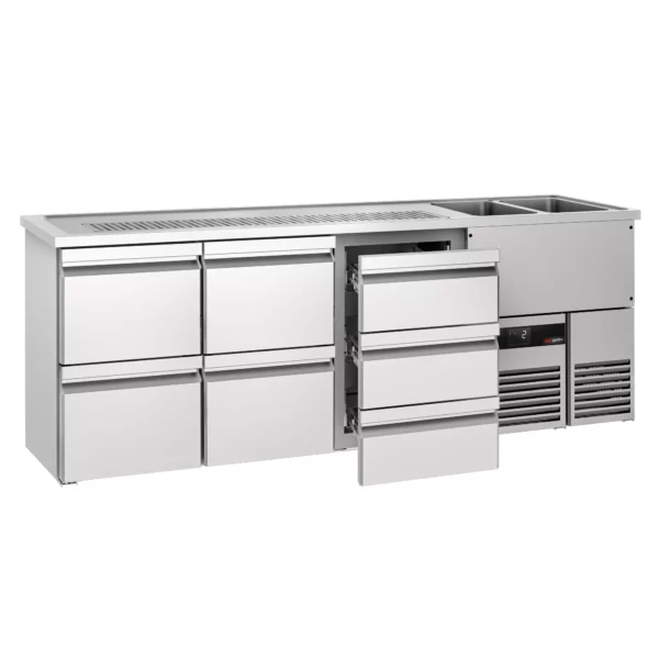 Pivní bar PREMIUM - 2500x700mm - 7 zásuvek - Image 3