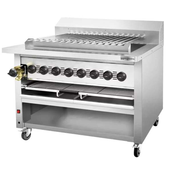 Plynový vysokovýkonný gril na Adana & Schisch Kebab - s 15 automat. rotující špízy - Image 6