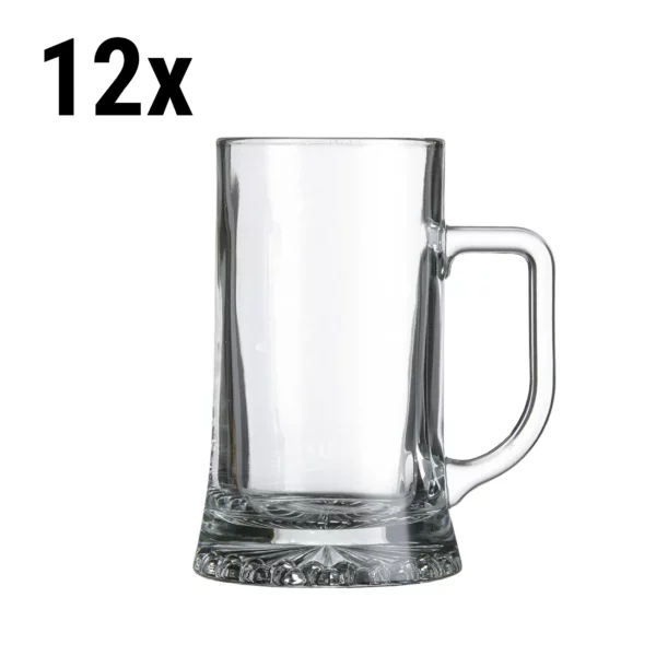 (12 kusů) hrnek na pivo - PIVO SPECIÁLY - 520 ml - průhledný - Image 4