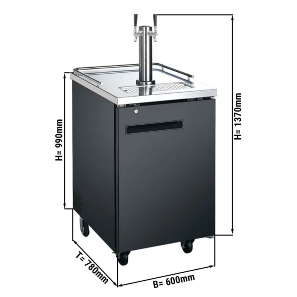 Chladič na pivo s kohoutkem - pro 1 x 50 litrový sud