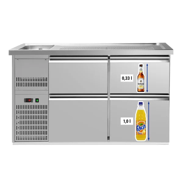 Pivní bar PREMIUM PLUS - 1550x700mm - se 4 zásuvkami - Image 5