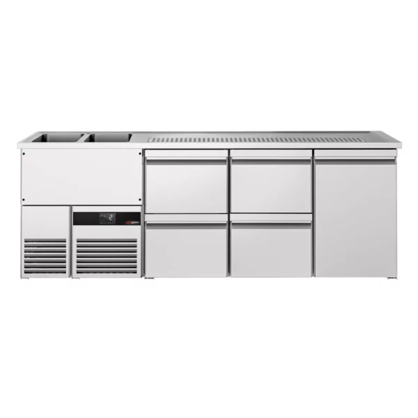 Pivní bar PREMIUM - 2500x700mm - 1 dvířka a 4 zásuvky - Image 4