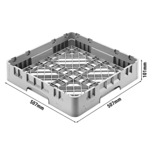 CAMBRO | CAMRACK® základní oplachovací koš - jemně šedý