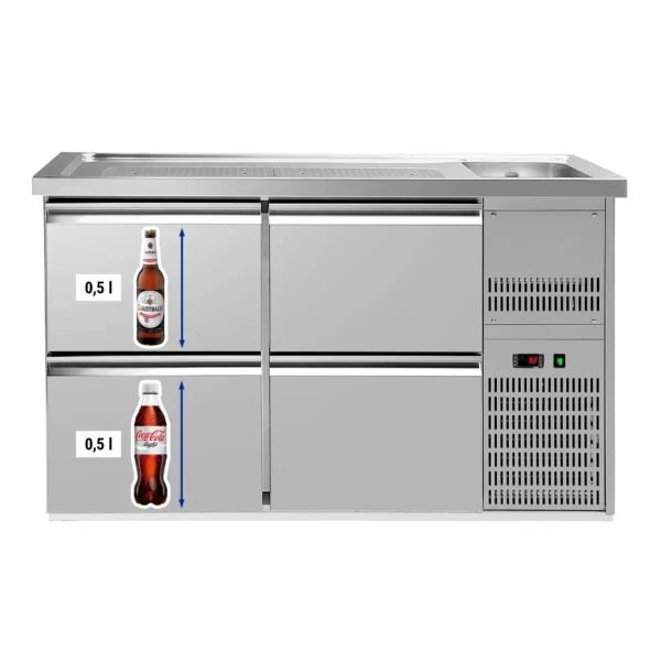 Pivní bar PREMIUM PLUS- 1550x700mm - 4 zásuvky - Image 5