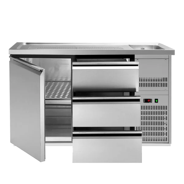 Pivní bar PREMIUM PLUS - 1550x700 mm - 1 dvířka a 3 zásuvky - Image 10
