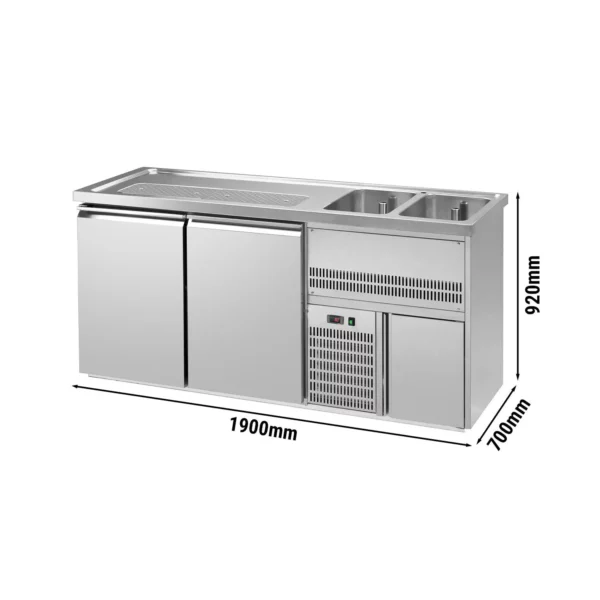 Pivní bar PREMIUM PLUS- 1950x700mm - se 2 zásuvkami