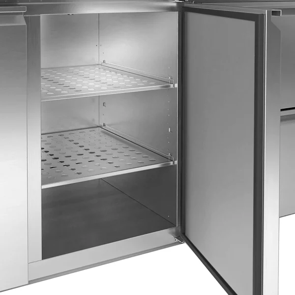 Pivní bar PREMIUM PLUS - 2500 x 700 mm - 1 dvířka a 4 zásuvky - Image 10