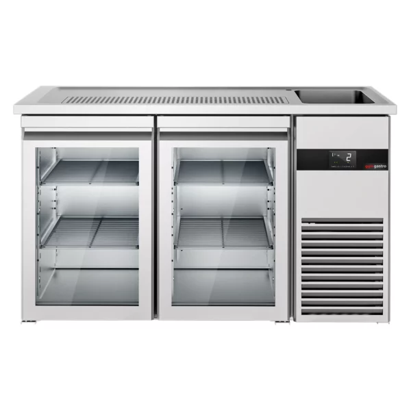 Pivní bar PREMIUM - 1550x700mm - 2 skleněná dvířka - Image 8