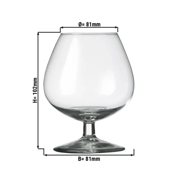(12 kusů) sklenice na koňak - GILDE - 250 ml - Image 2