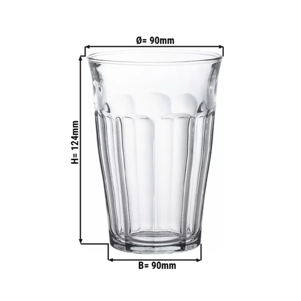 (6 kusů) Duralex sklenice na long drink - PICARDIE - 360 ml - průhledný - Image 2