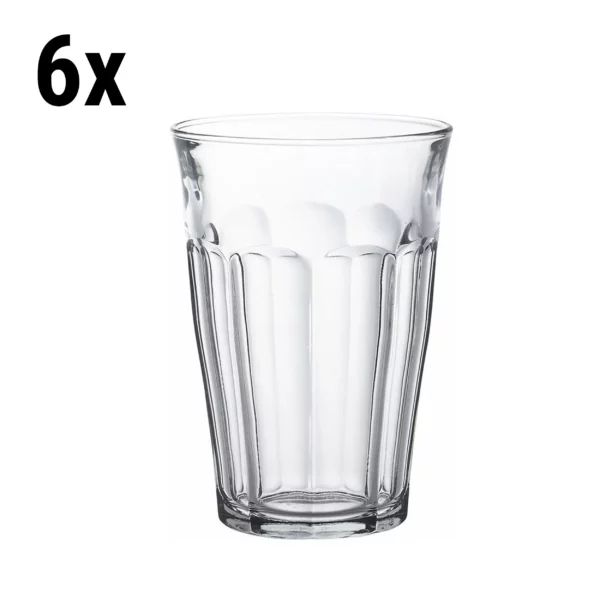 (6 kusů) Duralex sklenice na long drink - PICARDIE - 360 ml - průhledný