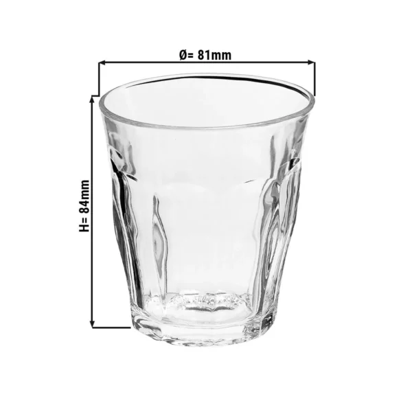 (12 kusů) Duralex univerzální nápojové sklo - PICARDIE - 220 ml - transparentní - Image 2