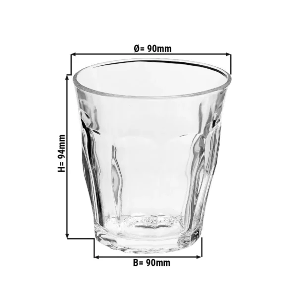 (12 kusů) Duralex univerzální nápojové sklo - PICARDIE - 310 ml - transparentní - Image 2