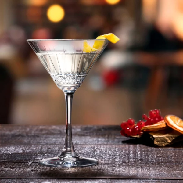 (4 kusy) Pohár na Martini - ELYSIA - 220 ml - průhledný - Image 2