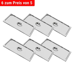 Nerezové GN víko 1/4 - s prohlubní na lžičku