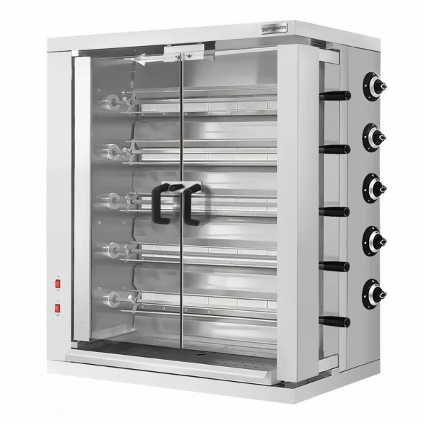 Plynový gril na kuřata ECO - 32,33 kW - s 5 špízy pro 30 kuřat - Image 2