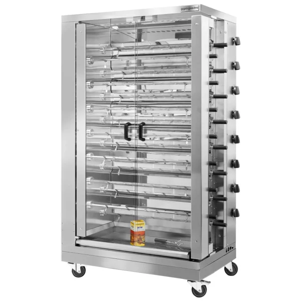 Plynový gril na kuřata ECO s 15 rožněmi pro 90 kuřat - 1098 x 660 x 1920 mm - Image 3