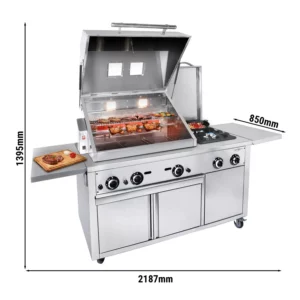 Grilovací stanice - profesionální BBQ kuchyně