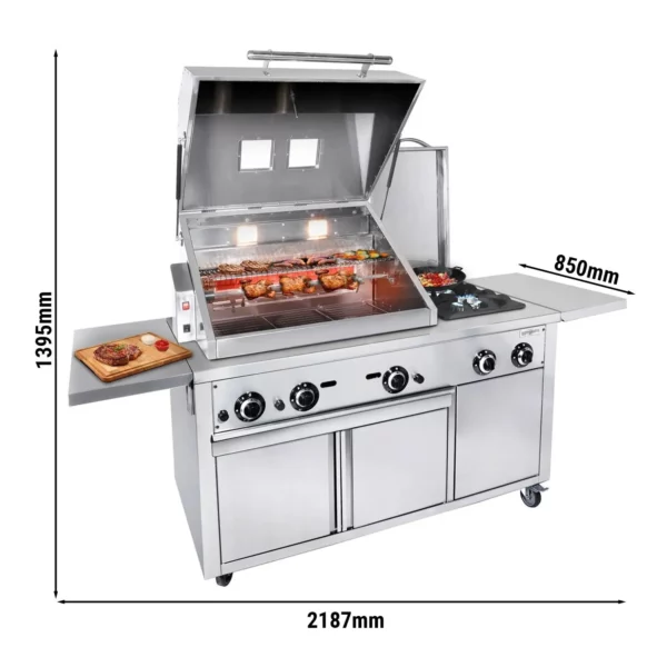 Grilovací stanice - profesionální BBQ kuchyně
