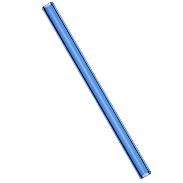 (6 kusů) skleněné brčka na pití - rovné - 200 mm - různé barvy - včetně nylonového čistícího kartáčku - Image 2