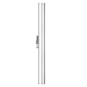 (50 kusů) skleněné brčka na pití - 30 cm - rovné