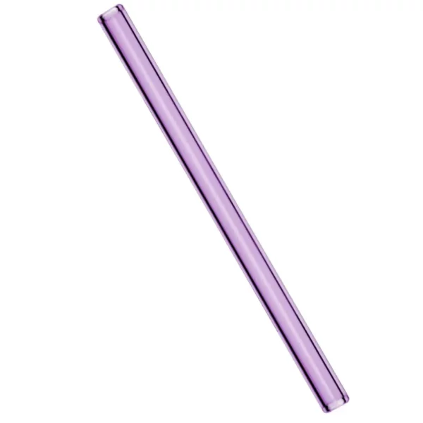 (6 kusů) skleněné brčka na pití - rovné - 200 mm - různé barvy - včetně nylonového čistícího kartáčku - Image 7