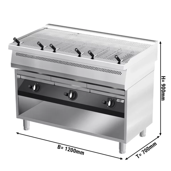 Plynový vodní gril - 33 kW