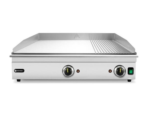Grilovacia doska1/3 vrúbkovaná, HENDI, Kitchen Line, 220-240V/3500W, 697x474x(H)241mm