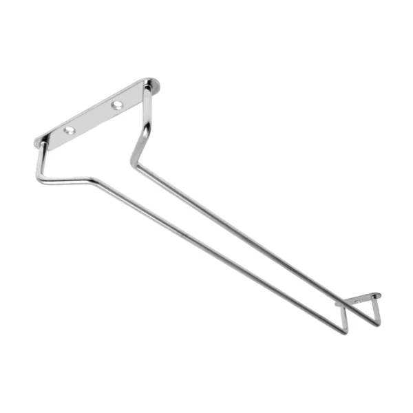 (2 kusy) Skleněná závěsná police - Bar Professional - 30 x 11 cm - stříbrná - Image 3
