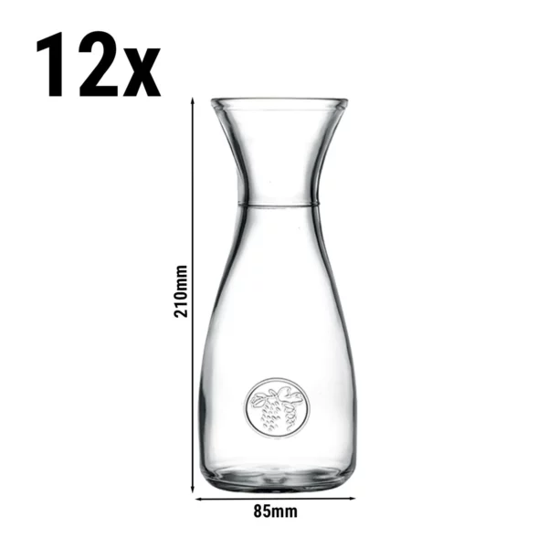 (12 kusů) Karafa - ATHENS - 500 ml - Transparent