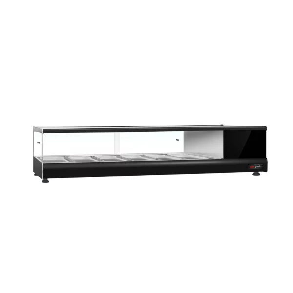 Chladící vitrína PREMIUM - pro 8x 1/3 GN nádoby - černá - Image 11