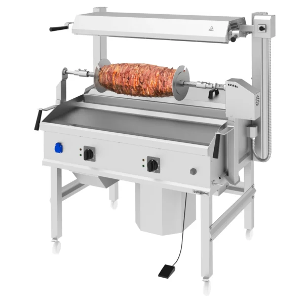 Cag kebab stroj - 14kW - horizontální - volně stojící zařízení - Image 7