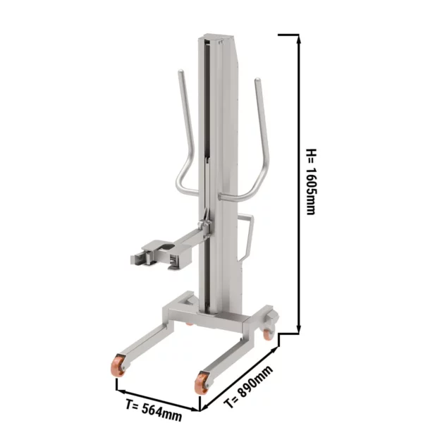 Kebabový výtah pro kebabové roboty - Max. nosnost: 350 kg