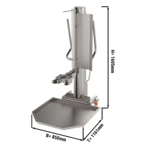 Kebabový výtah pro kebabové roboty - Max. nosnost: 350 kg