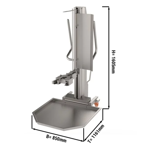 Kebabový výtah pro kebabové roboty - Max. nosnost: 350 kg