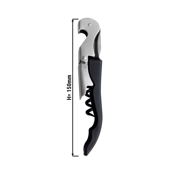 (6 Dílny) Číšnický nůž - Bar Professional - 12 cm - černý