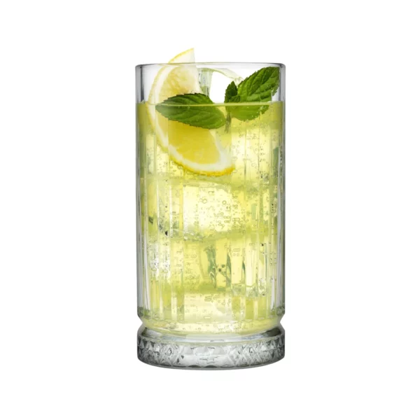 (12 kusů) sklenice na long drink - ELYSIA - 445 ml - průhledná - Image 4