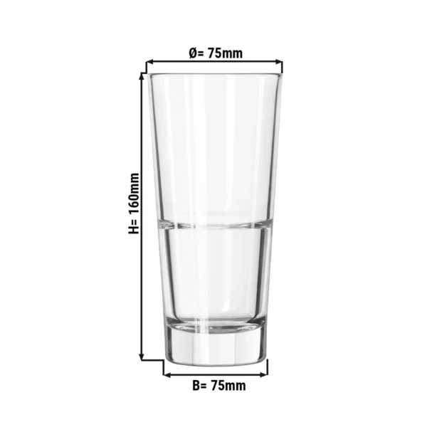 (12 kusů) sklenice na long drink - GILDE - 355 ml - průhledná - Image 2